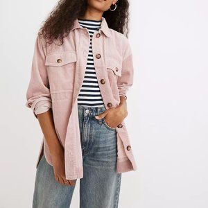 Madewell Corduroy Yorkway Shirt-Jacket light pink (wisteria dove)